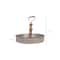 Hello Honey® 11'' Round Metal & Wood Tray with Handle